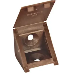 12 tak'ecker plastique brun 25 x 25 mm^Diall Sale