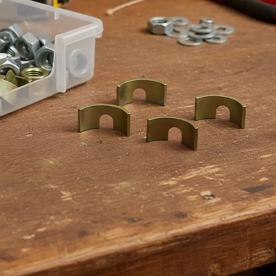 4 étriers Acier brut ø30 mm x l, 10 mm^Diall Best