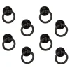 8 Un. poignées de meuble anneau noir rouille tiroir classique - diamètre 32MM^Nesu