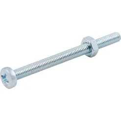 20 vis à métaux en acier zingué 4 x 50 mm-Diall Clearance