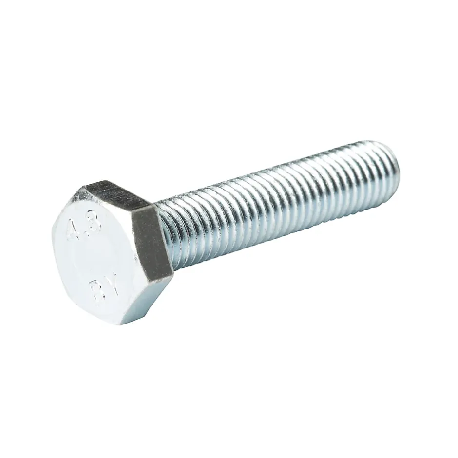 100 vis à métaux tête hexagonale zingué 10 x 50 mm-Diall