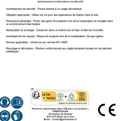 200 Vis Bois Tête Fraisée Pozidriv 5 x 40 mm - Inox A2 --D-Work Clearance