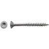 200 Vis Bois Tête Fraisée Torx T10 F/Partiel 3 x 40 mm - Inox A2 -^D-Work Outlet