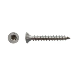 50 Vis Bois Tête Fraisée Torx T40 8 x 120 mm - Inox A2 -^D-Work New