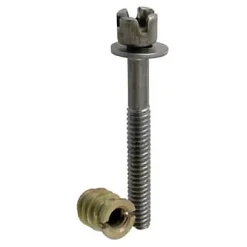 2 vis d'assemblage avec écrous en acier / laiton ø 8 mm x L. 60 mm^Diall Discount