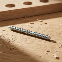 5 vis double filet bois acier zingué Ø5 x L.50 mm^Diall Best