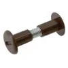 4 vis liaison plastique acier brun M6 Ø8 x L.15m x Ep.30 mm-Diall Best