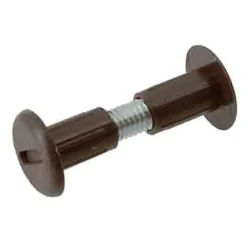 4 vis liaison plastique acier brun M6 Ø8 x L.15m x Ep.30 mm-Diall Best