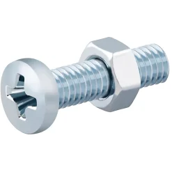 20 vis métaux acier zingué 5 x 20 mm^Diall New