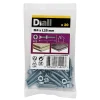20 vis métaux tête fraisée acier zingué 4 x 25 mm-Diall