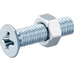 20 vis métaux tête fraisée acier zingué 5 x 20 mm^Diall Clearance