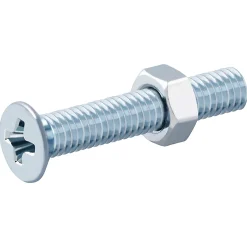 20 vis métaux tête fraisée acier zingué 3 x 20 mm^Diall Best