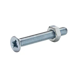 20 vis métaux tête fraisée acier zingué 4 x 30 mm-Diall Sale