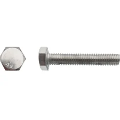 200 Vis Métaux Tête Hexagonale F/Total 8 x 25 mm - DIN 933 - Inox A2 -^D-Work Discount
