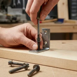 4 vis rappel et rondelles acier ø7 x l.35mm-Diall Hot