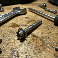 4 vis rappel et rondelles acier ø7 x l.50mm-Diall Best