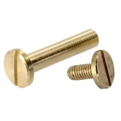 2 vis relieurs laiton M4 Ø10 x L.40 mm-Diall Hot
