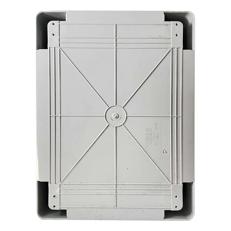 Abs403017 Coffret Abs étanche Ip54 400x300x170 Porte Opaque - Avec Plaque De Montage^Ide Discount