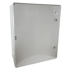 Abs504018 Coffret Abs étanche Ip54 500x400x180 Porte Opaque - Avec Plaque De Montage-Ide Hot