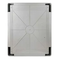 Abs504018 Coffret Abs étanche Ip54 500x400x180 Porte Opaque - Avec Plaque De Montage-Ide Hot