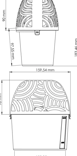 Absorbeur d'humidité 20m² + 1 recharge galet 450g^GoodHome