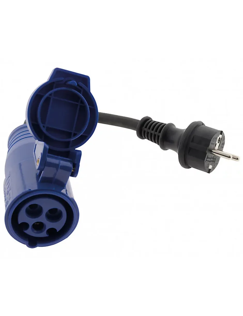 Adaptateur caravane femelle CEE17 en mâle 16A-Zenitech Outlet