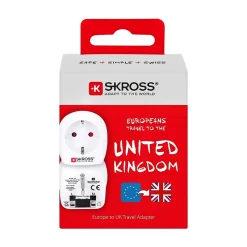 Adaptateur de voyage Prise Europe vers Angleterre-Skross Clearance