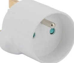 Adaptateur France - Royaume Uni Blanc --Zenitech Outlet