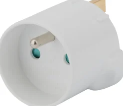 Adaptateur France - Royaume Uni Blanc --Zenitech Outlet