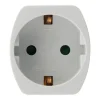 Adaptateur prise voyage Allemagne vers France - Schuko -^Zenitech Discount