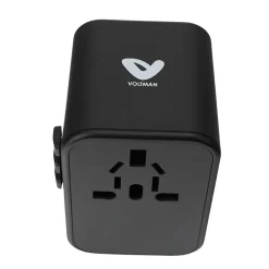 Adaptateur prise voyage universel - 5 ports USB -^Voltman Discount