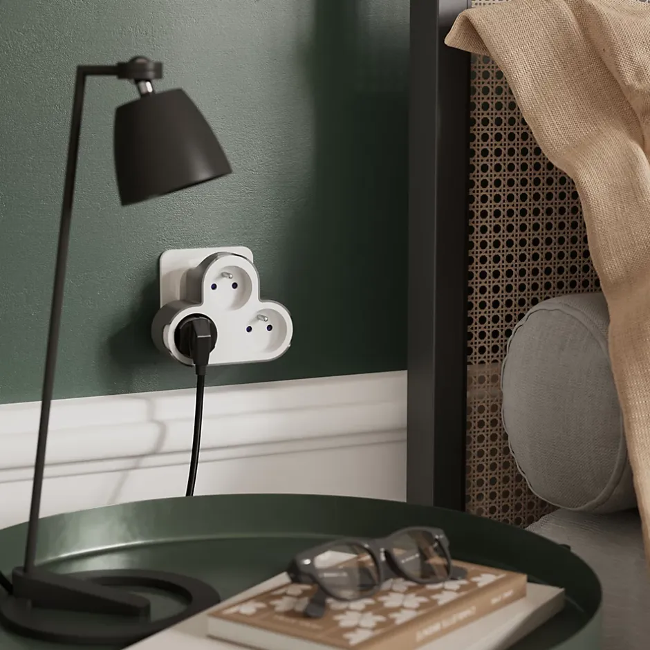 Adaptateur triplite blanche 16A-Jacobsen Clearance