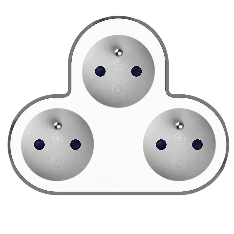 Adaptateur triplite blanche 16A-Jacobsen Clearance