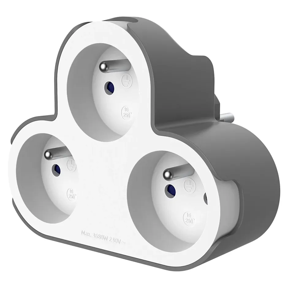 Adaptateur triplite blanche 16A-Jacobsen Clearance