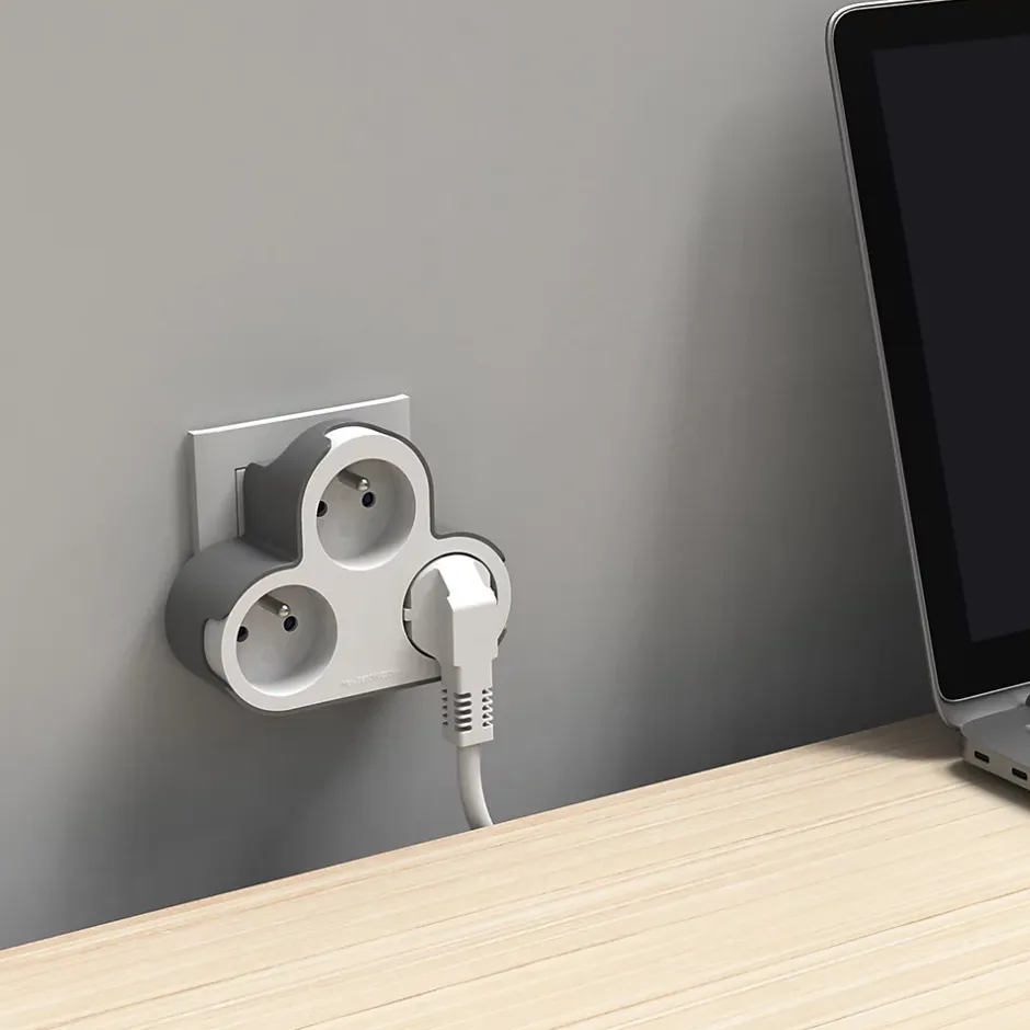 Adaptateur triplite blanche 16A-Jacobsen Clearance