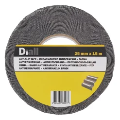 Adhésif antidérapant noir, 15 m x 25 mm^Diall Best