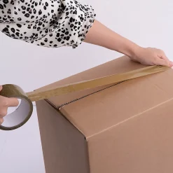 Adhésif d'emballage marron 50 mm x 50 m - 2 pièces- Discount