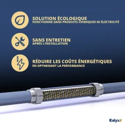 Adoucisseur d'eau Anticalcaire Antibactérien innovant IPS Kalyxx BlueLine G3/4 