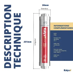 Adoucisseur d'eau Anticalcaire innovant IPS Kalyxx RedLine G3/4 femelle (IPSKXRG34)-Swiss Aqua Technologies Online