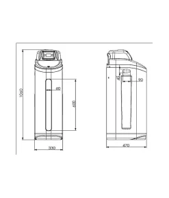 Adoucisseur d'eau THETIS 22L avec Accessoires + Mise en Service Gratuite^Apic Best