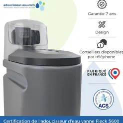 Adoucisseur D'eau 25l Fleck 5600 Sxt Volumétrique électronique^Toodo Discount