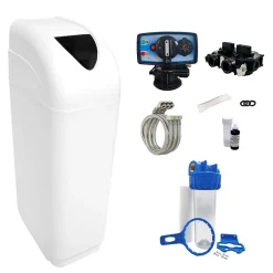 Adoucisseur D'eau 25l Vanne Fleck 5600 Mc Complet Bac Blanc - Kit Essentiel^Toodo Best