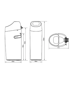 Adoucisseur d'eau 18L Vanne Fleck 5600 SXT^Apic Clearance