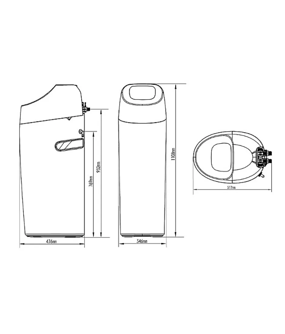 Adoucisseur d'eau 30L Vanne Fleck 5600 SXT-Apic Online