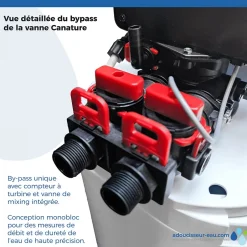 Adoucisseur D'eau 30l Vanne Canature Complet Avec Accessoires - 1 à 6 Personnes-Toodo Online