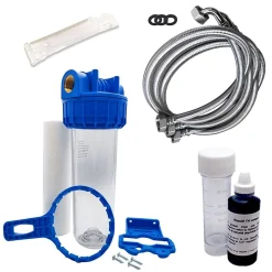 Adoucisseur D'eau 20l Vanne Fleck 5600 Sxt Complet Bac Blanc - Kit Essentiel-Toodo New