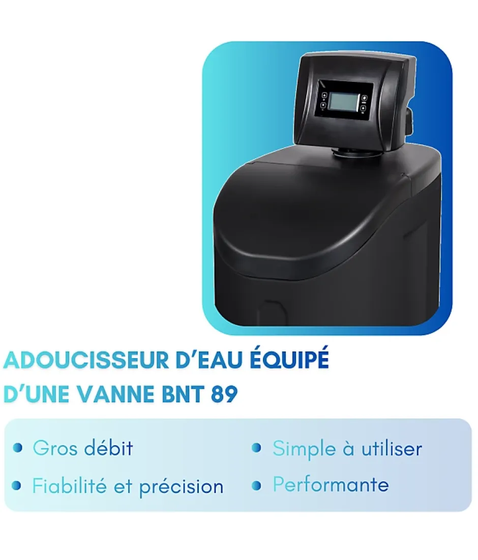 Adoucisseur d'eau PHOCION 34L gros débit avec Accessoires + Mise en Service Gratuite-Apic