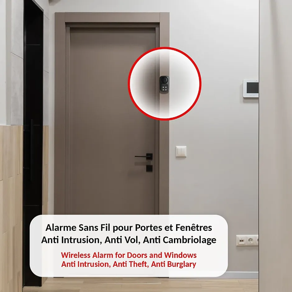 Alarme Porte et Fenêtre-Fishtec Hot