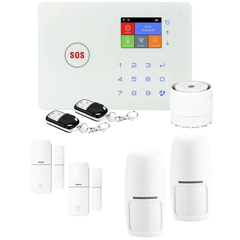 Alarme maison connectée 4G wifi et gsm amazone - - kit2-Lifebox Clearance