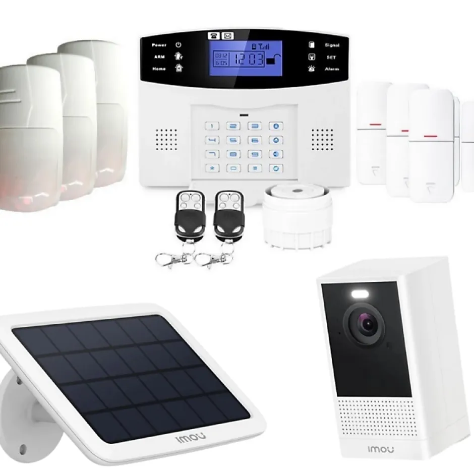 Alarme maison connectée sans fil gsm avec caméra autonome evolution animal kit connecté 9^Lifebox New